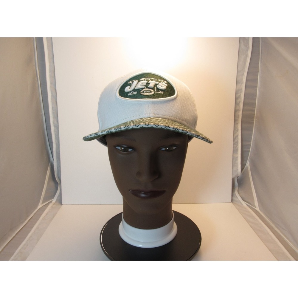 New York Jets Hat New Era 9FIFTY Men's Adjustable Snapback White Green NFL Cap